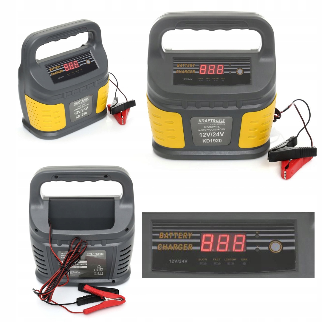 Kraft Dele KD1920 Prostownik Mikroprocesorowy 12V/24V 60-200Ah