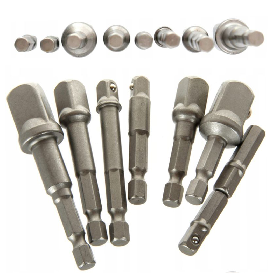 Adaptery Redukcyjne Wkrętarki Nasadki 8 sztuk Kraft&Dele KD1559