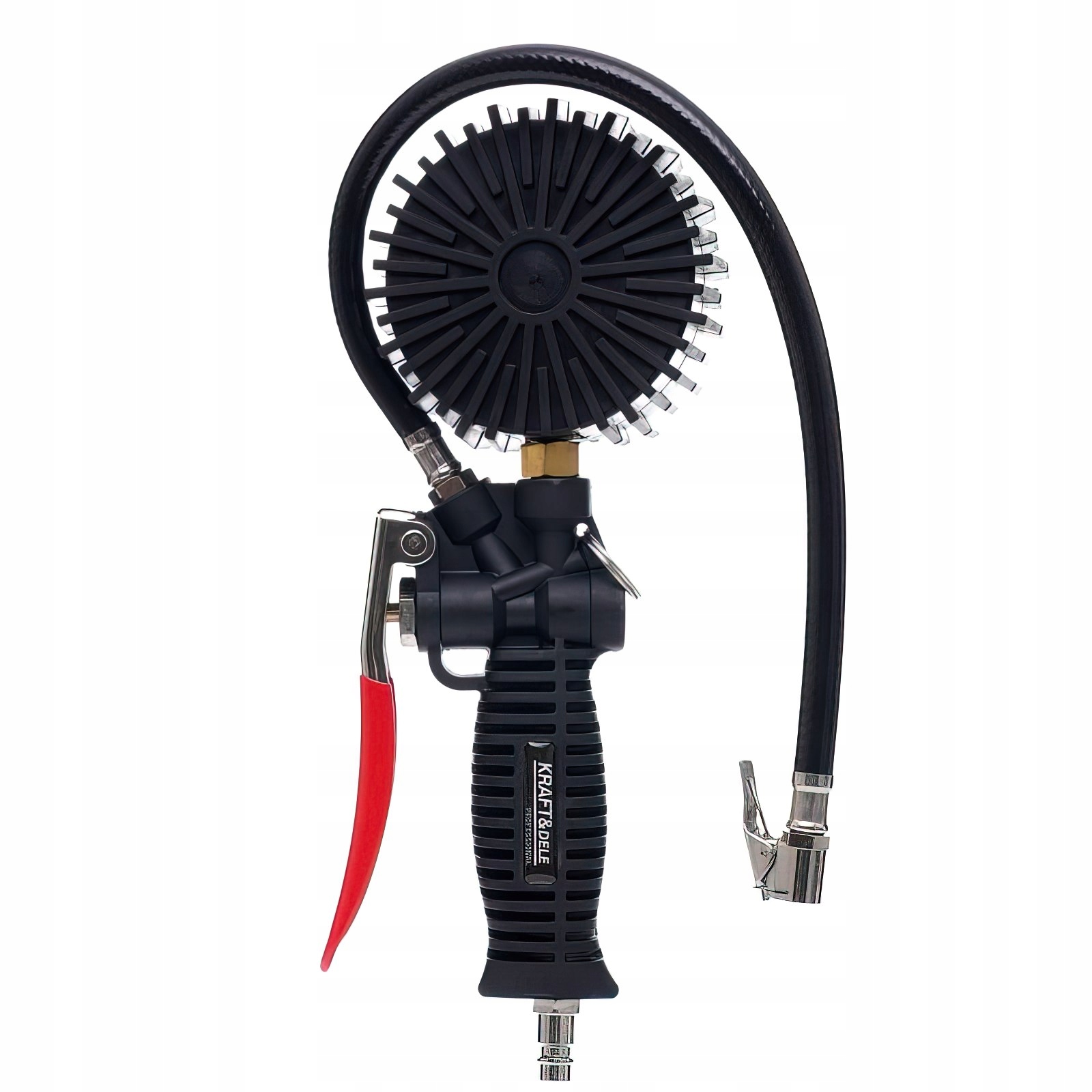 Pistolet do Pompowania Kół Opon Manometr 12 bar 1/4'' KRAFT&DELE