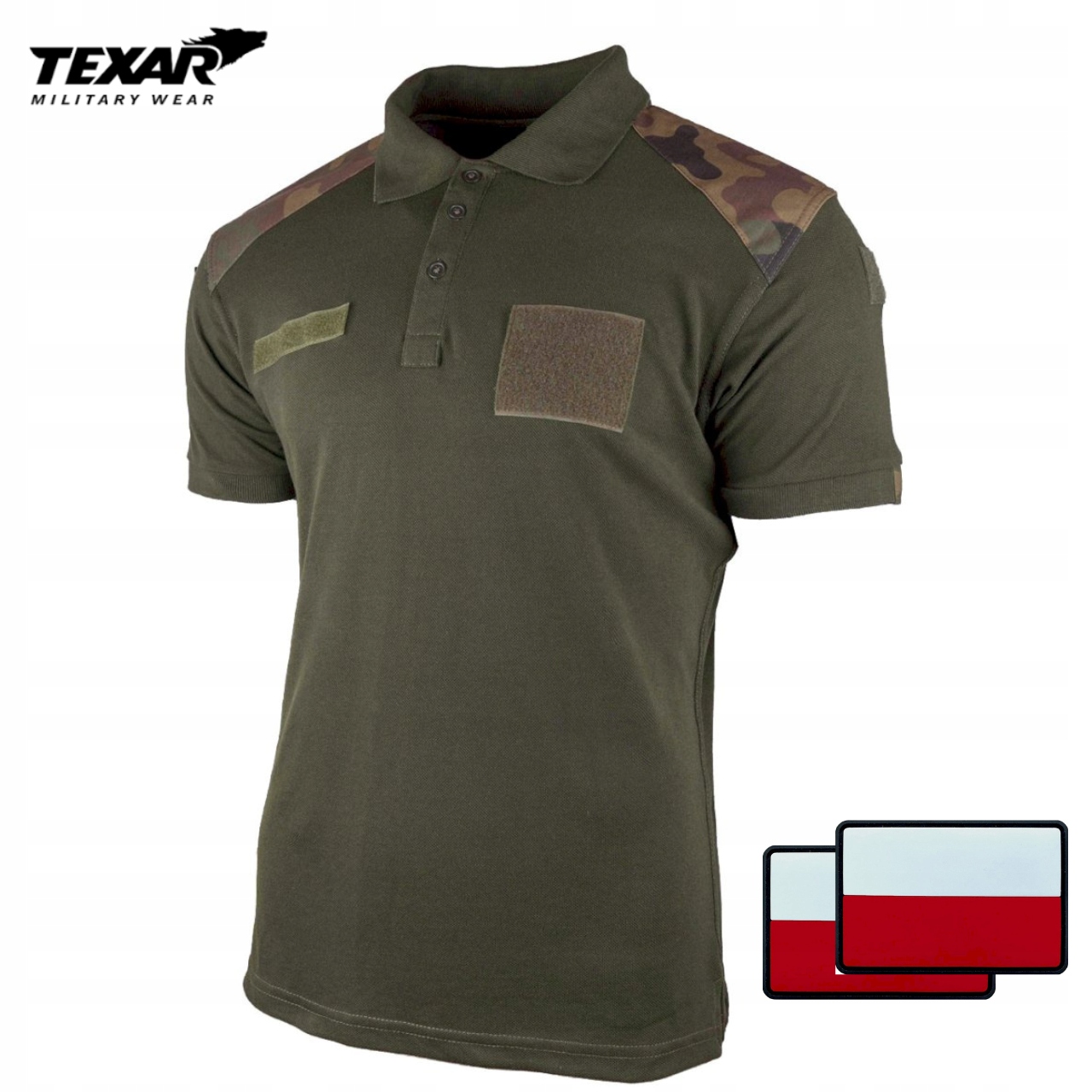 Koszulka Polo Wojskowa Taktyczna Olive