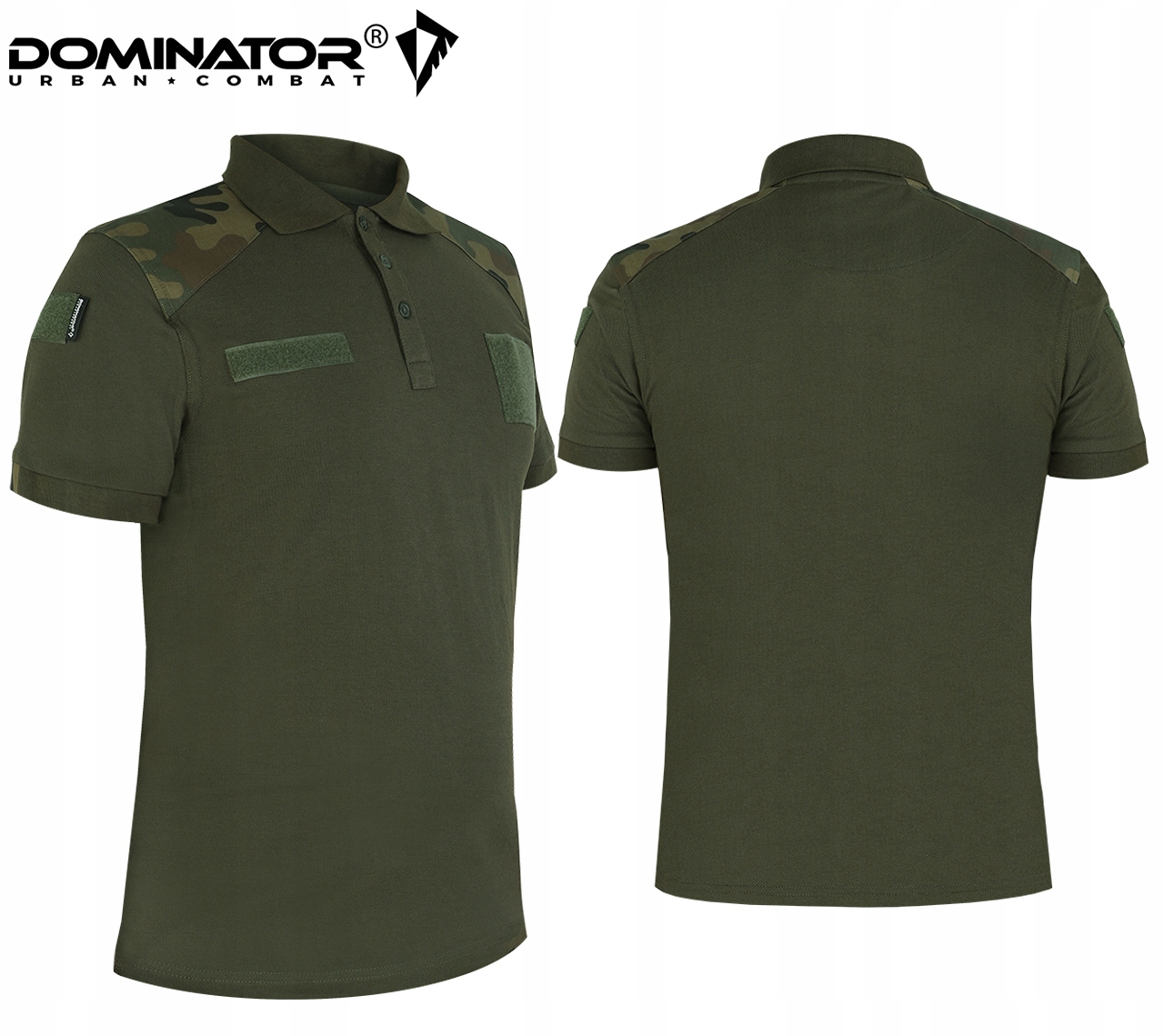 Detale Koszulki Polo Męskiej Wojskowej Dominator WZ.93