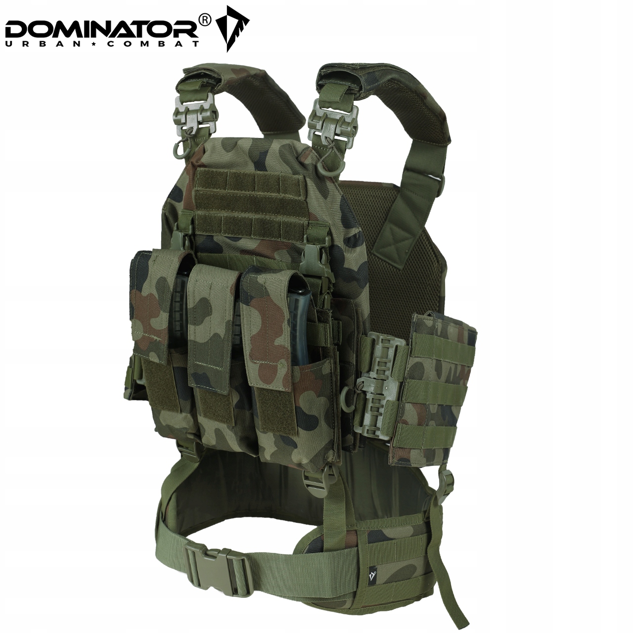 Detale kamizelki taktycznej Dominator Buckle Up
