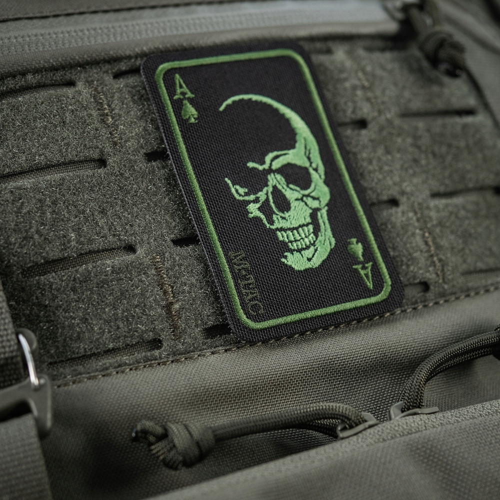 Naszywka M-Tac Face of War - Z bliska