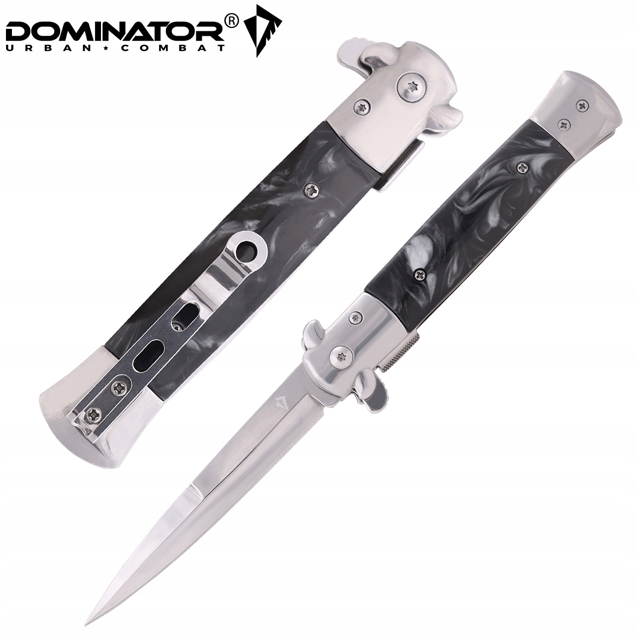 Nóż Składany Sycylijka Dominator Black Pearl