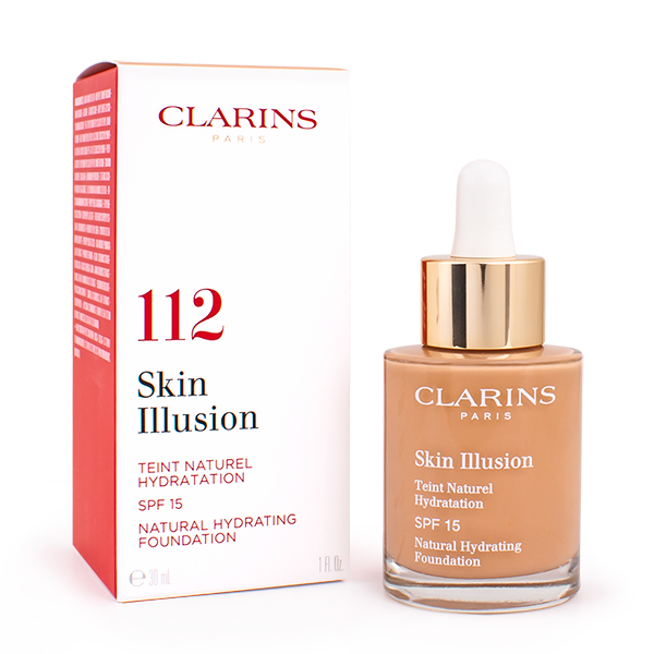 Zdjęcie produktu Clarins Skin Illusion Natural Hydrating Foundation Spf 15 112C Amber 30ml