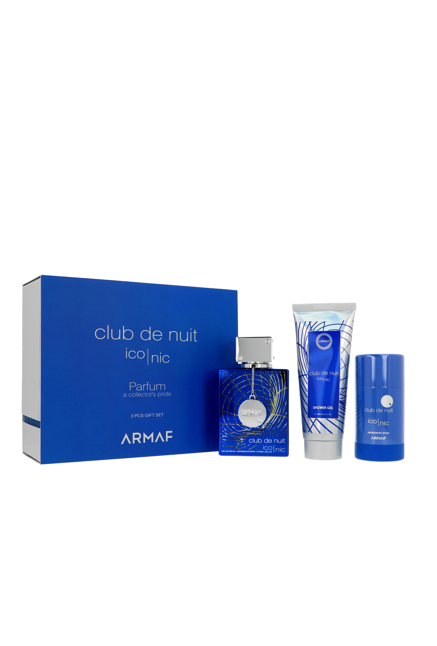 Zestaw Armaf Club de Nuit Iconic Edp 105ml + Deostick 75g + Shower Gel 100ml