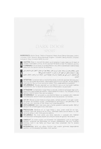 Maison Alhambra Dark Door Sport Edp 100ml miniatura