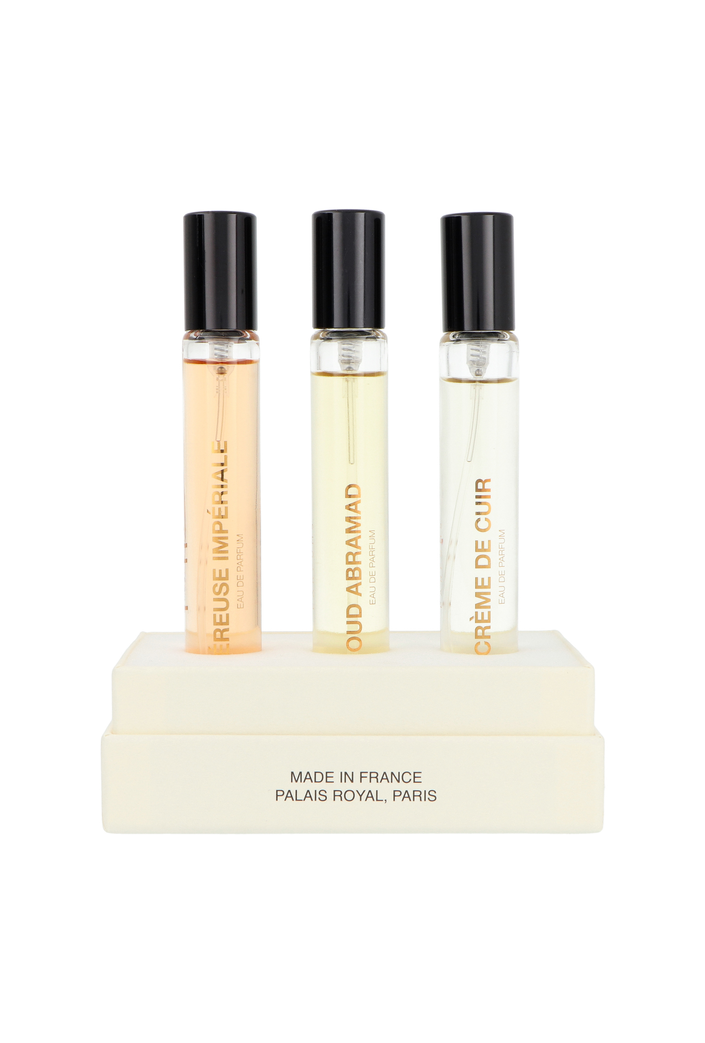 Zestaw BDK Parfums La Decouverte Matieres Tubereuse Imperiale Edp 10ml + Oud Abramad Edp 10ml + Creme De Cuir Edp 10ml