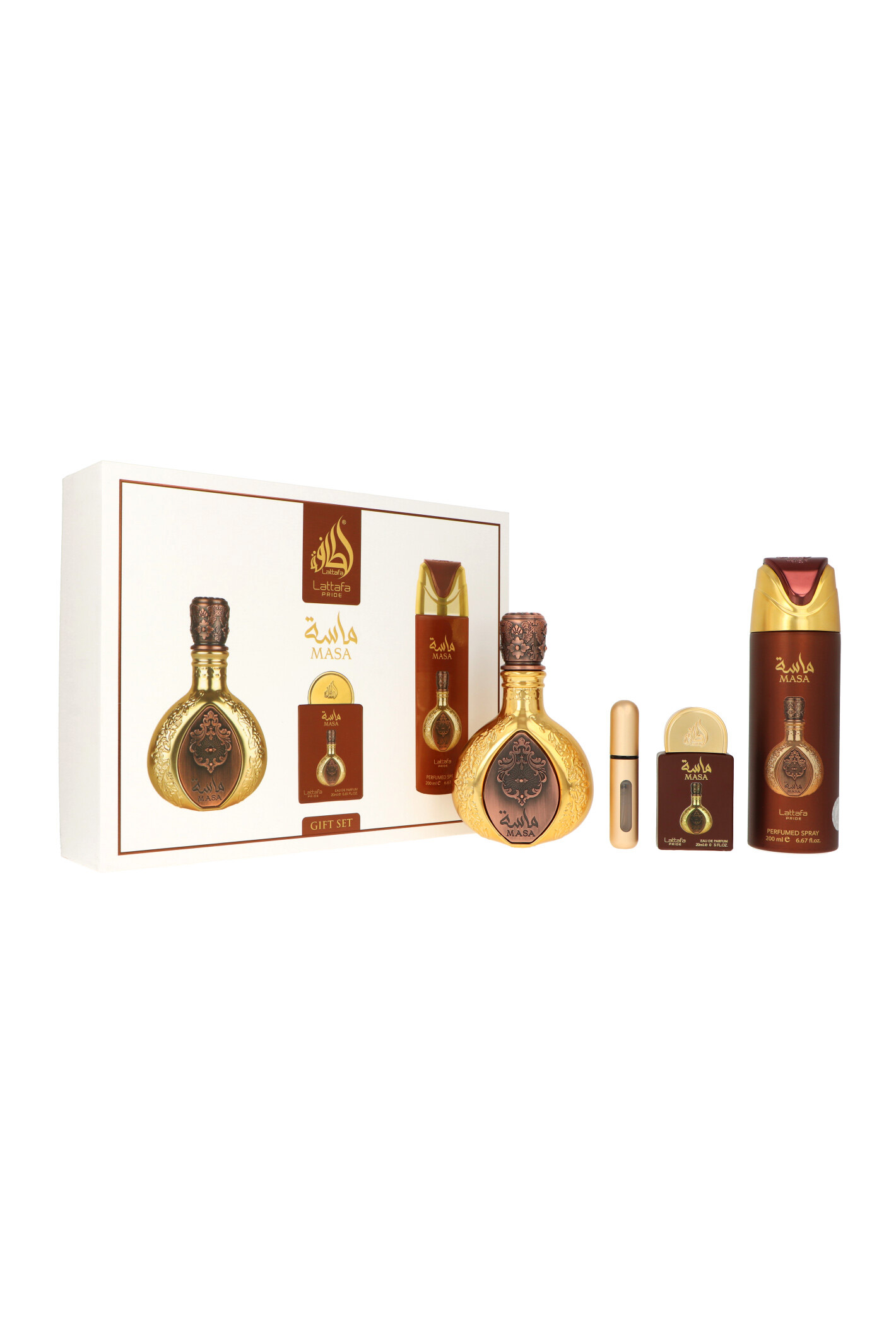 Zestaw Lattafa Masa Edp 100ml + Edp 20ml + Deodorant 200ml