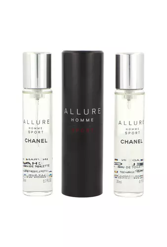 Zestaw Chanel Allure Homme Sport Edt 3x20ml Refill miniatura