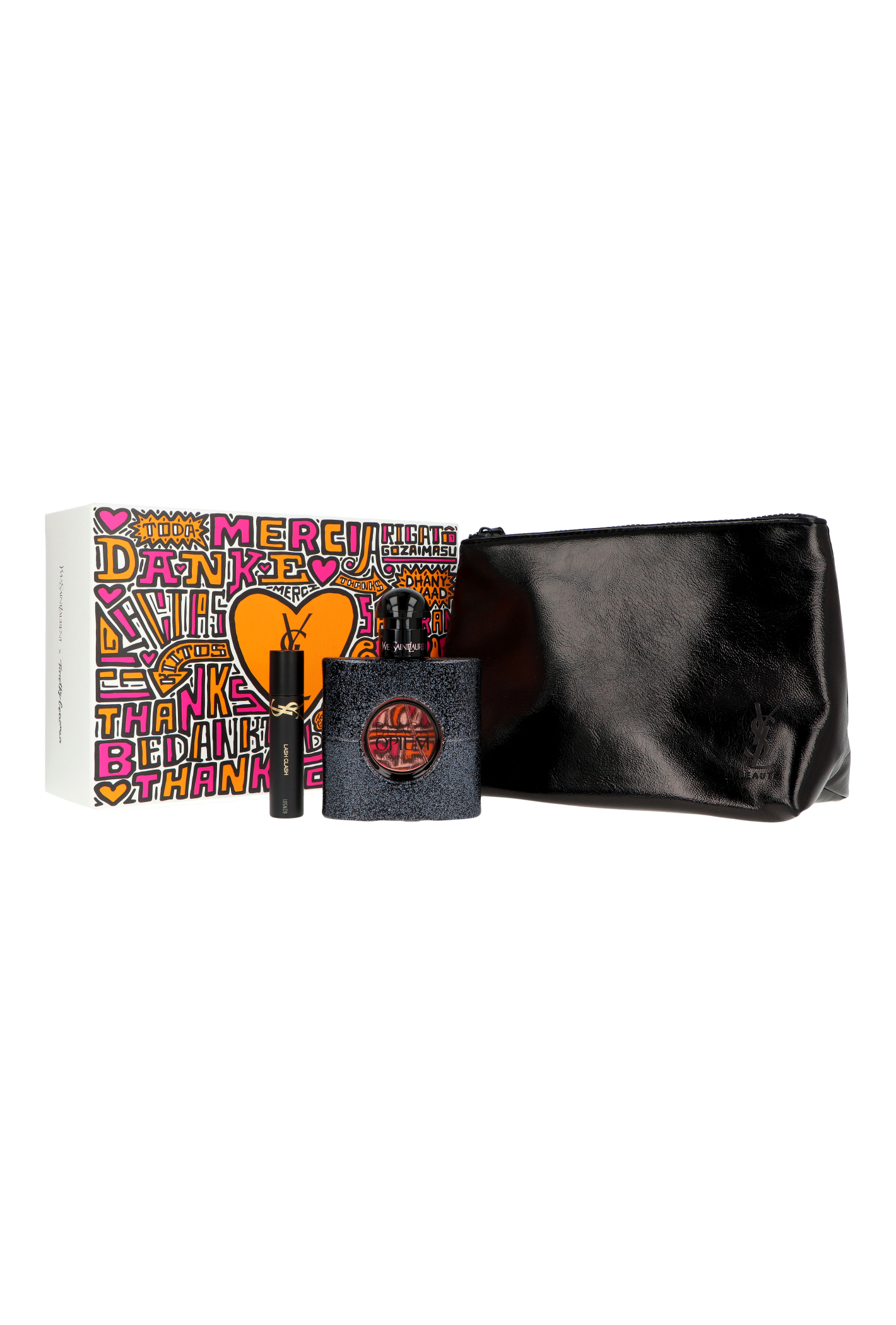 Zestaw Yves Saint Laurent Black Opium Edp 50ml + Mini Mascara Lash Clash 2ml + Pouch