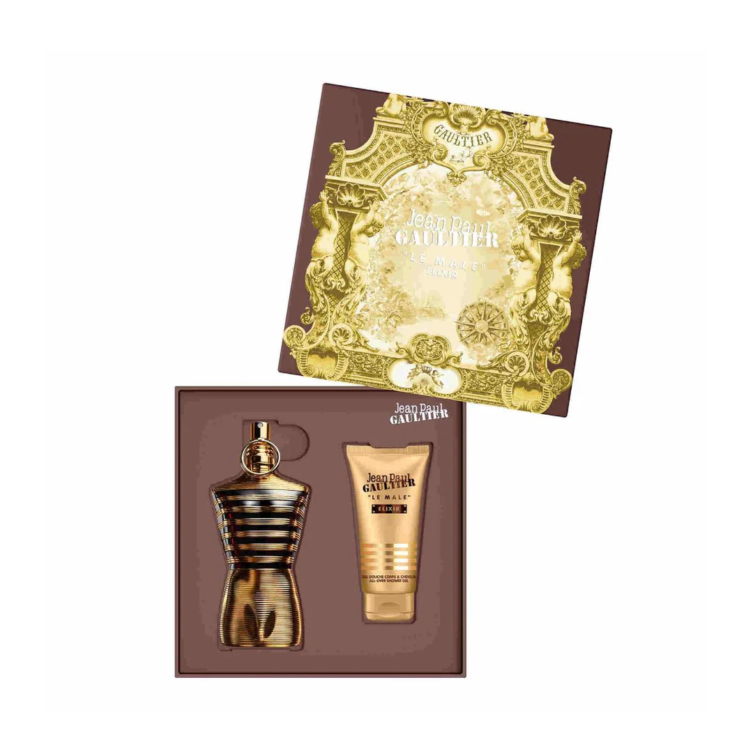 Zestaw Jean Paul Gaultier Le Male Elixir Parfum 125ml + Shower Gel 75ml miniatura