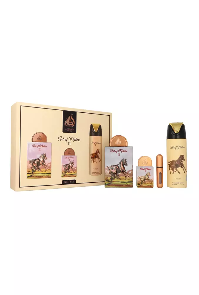 Zestaw Lattafa Art Of Nature II Edp 100ml + Edp 20ml + Deodorant 200ml miniatura