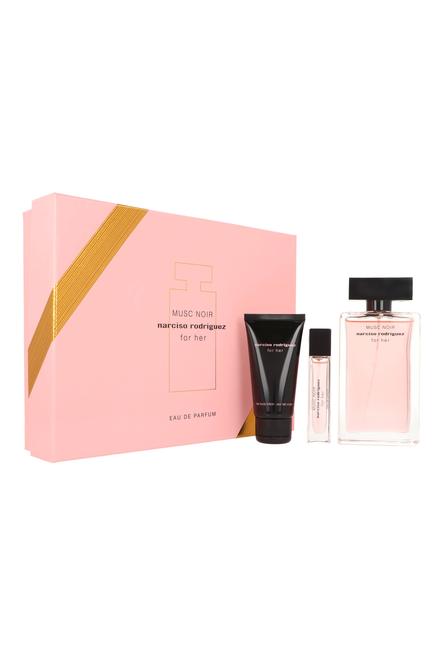 Zestaw Narciso Rodriguez For Her Musc Noir Edp 100ml + Body Lotion 50ml + Edp 10ml