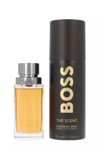Zestaw Hugo Boss The Scent Man Edt 50ml + Deospray 150ml miniatura