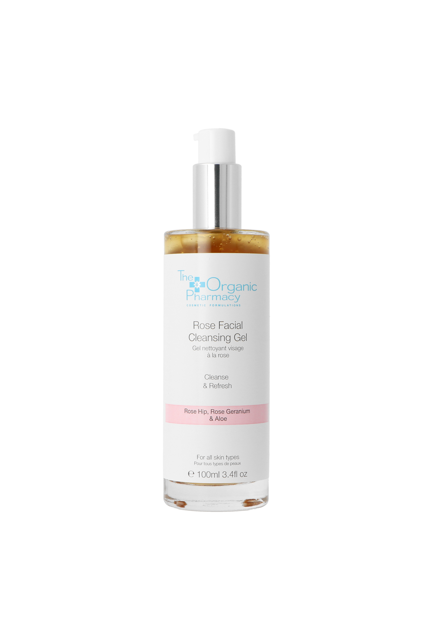 The Organic Pharmacy Rose Facial Cleansing Gel 100ml