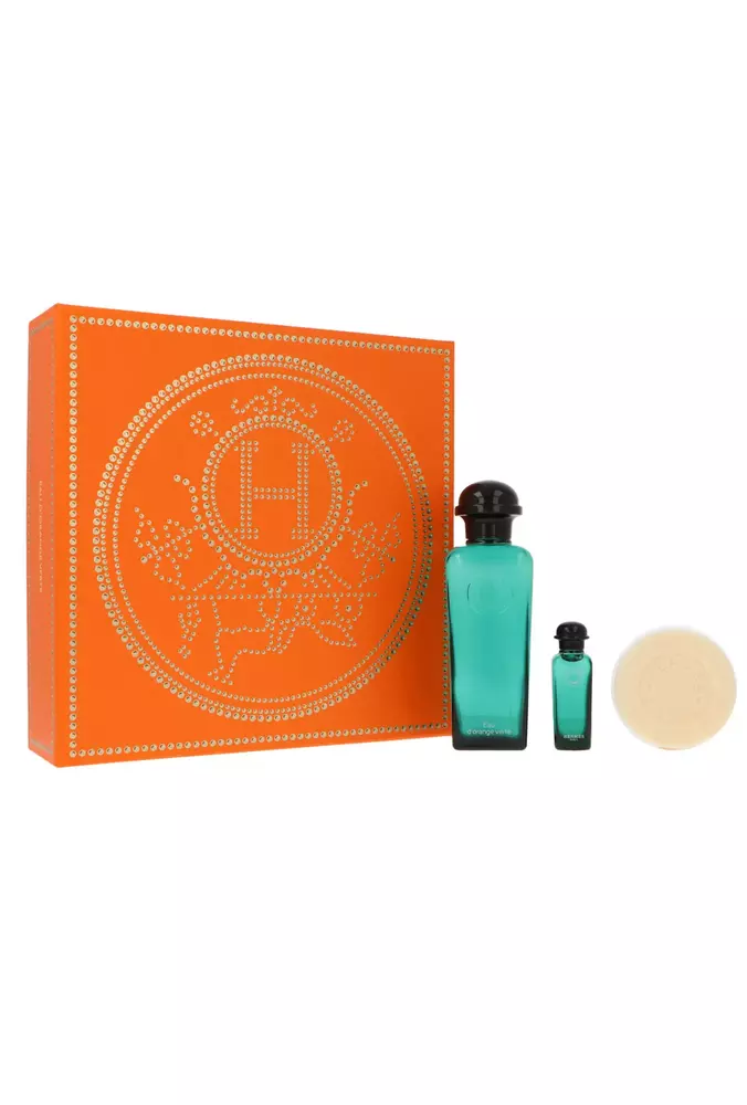 Zestaw Hermes d`Orange Verte Edc 100ml + Edc 7,5ml + Soap 50g miniatura