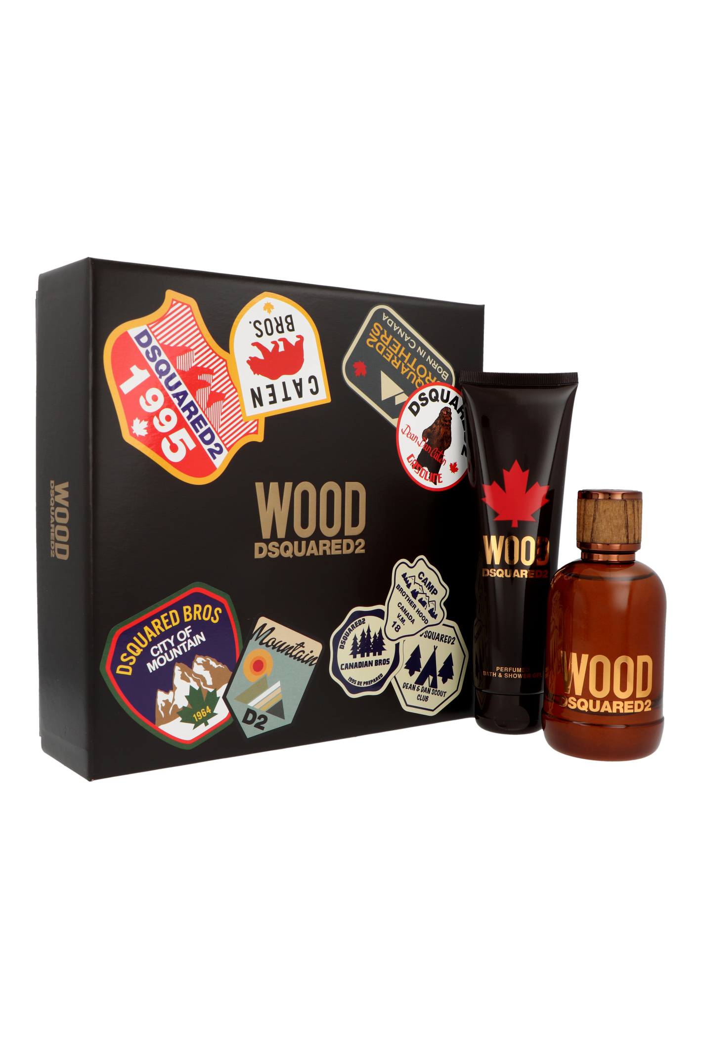 Zestaw Dsquared Wood Pour Homme Edt 100ml + Bath & Shower Gel 150ml