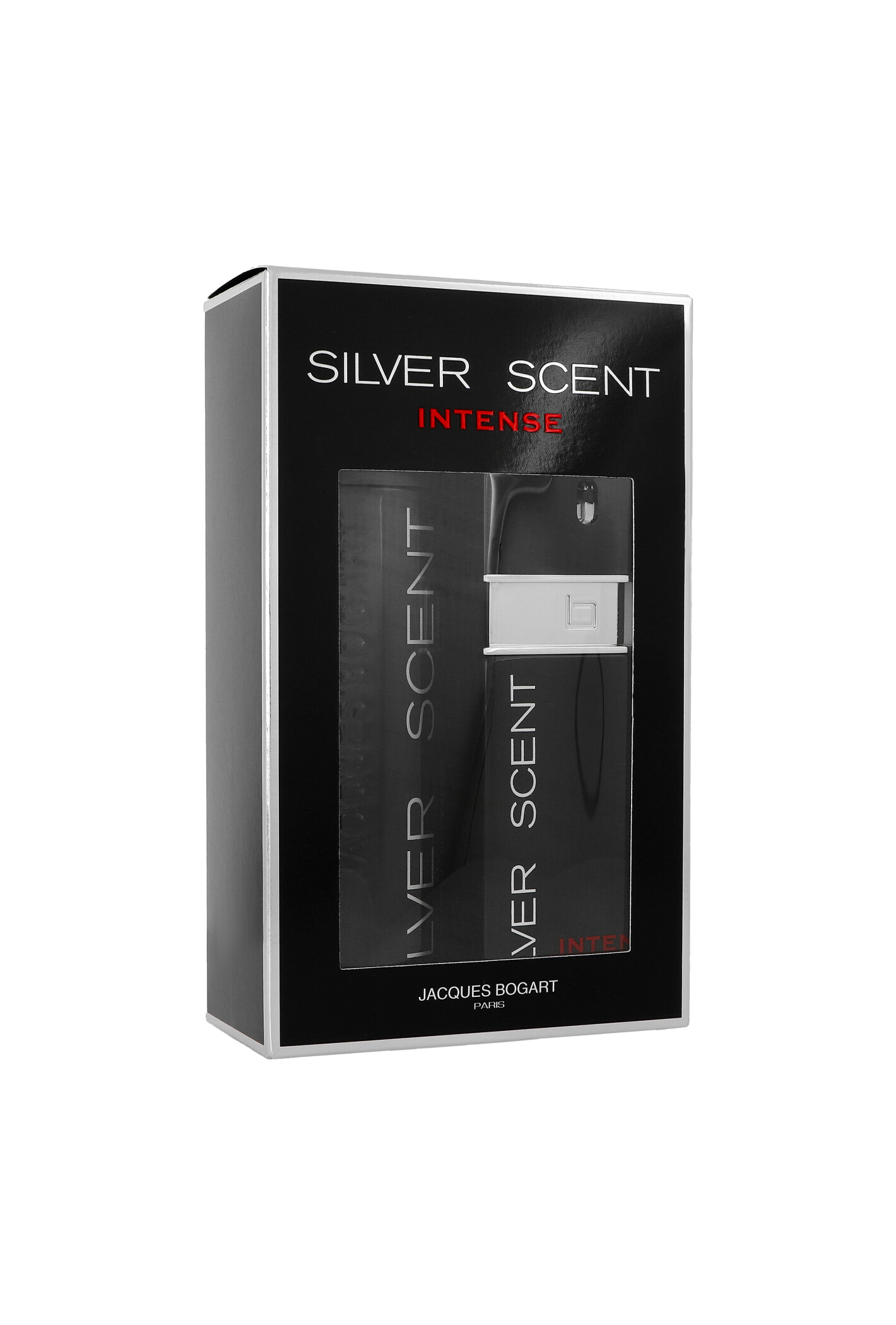 Zestaw Jacques Bogart Silver Scent Intense Edt 100ml + Body Spray 200ml