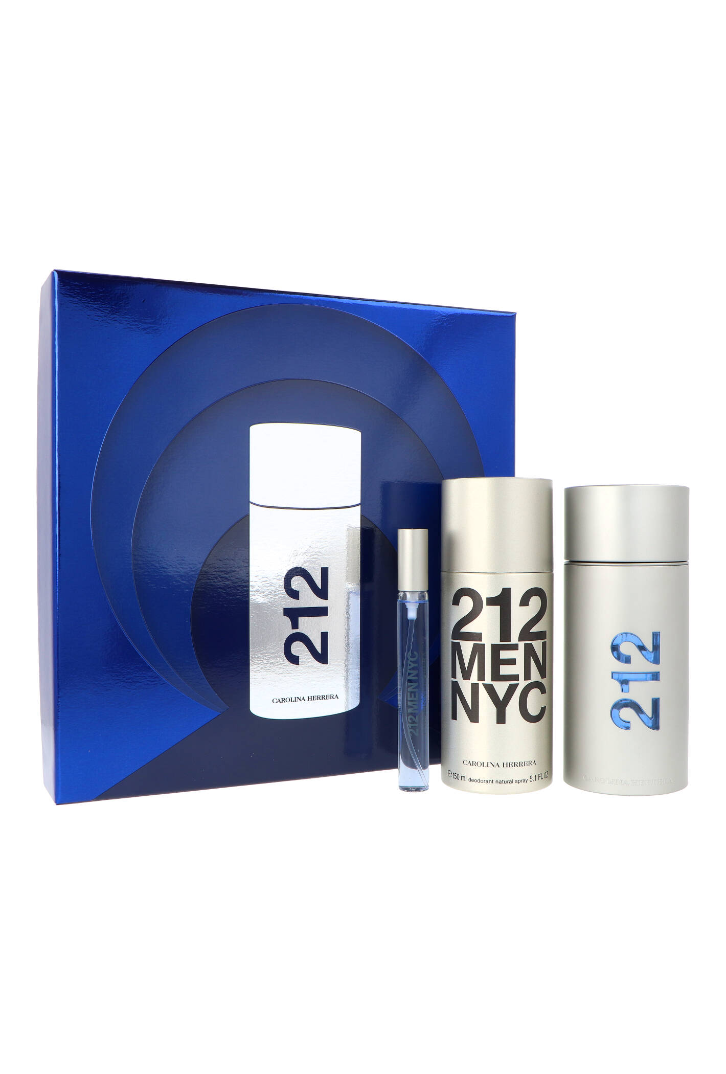 Zestaw Carolina Herrera 212 Men Edt 100ml + Edt 10ml + Deodorant 150ml