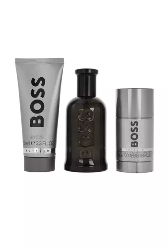 Zestaw Hugo Boss Bottled Parfum 100ml + Deostick 75ml + Shower Gel 100ml miniatura