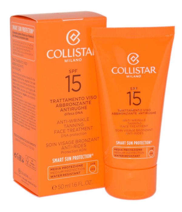 Zdjęcie produktu Collistar Anti-Wrinkle Tanning Face Treatment Spf 15 50ml