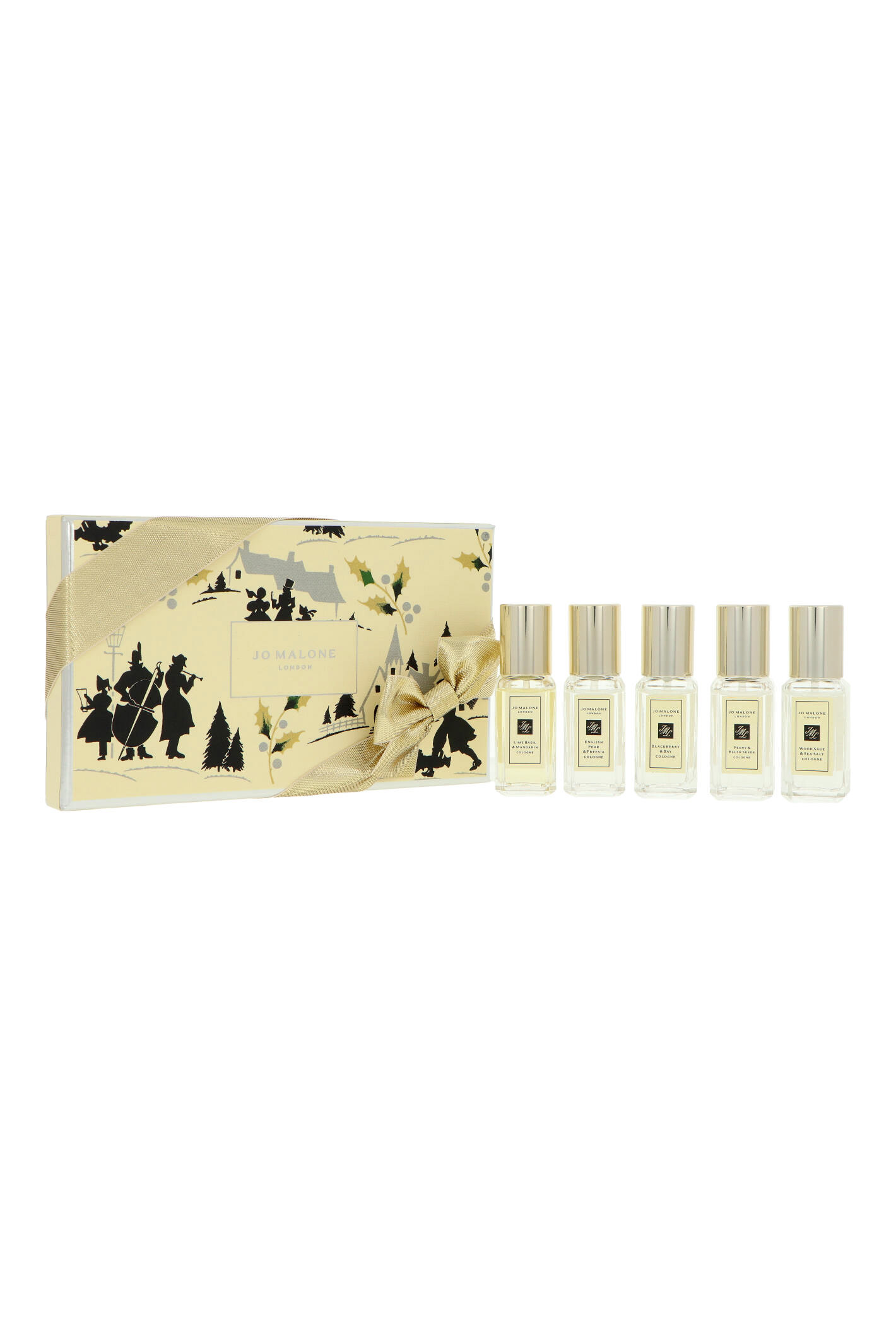 Zestaw Jo Malone Cologne Collection Lime Basil & Mandarine Edc 9ml + English Pear & Freesia Edc 9ml + Blackberry & Bay Edc 9ml + Peony & Blush Suede Edc 9ml + Wood Sage & Sea Salt Edc 9ml
