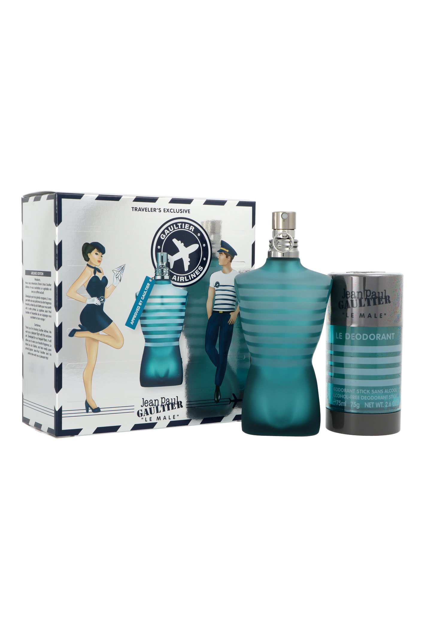 Zestaw Jean Paul Gaultier Le Male Edt 75ml + Deostick 75ml