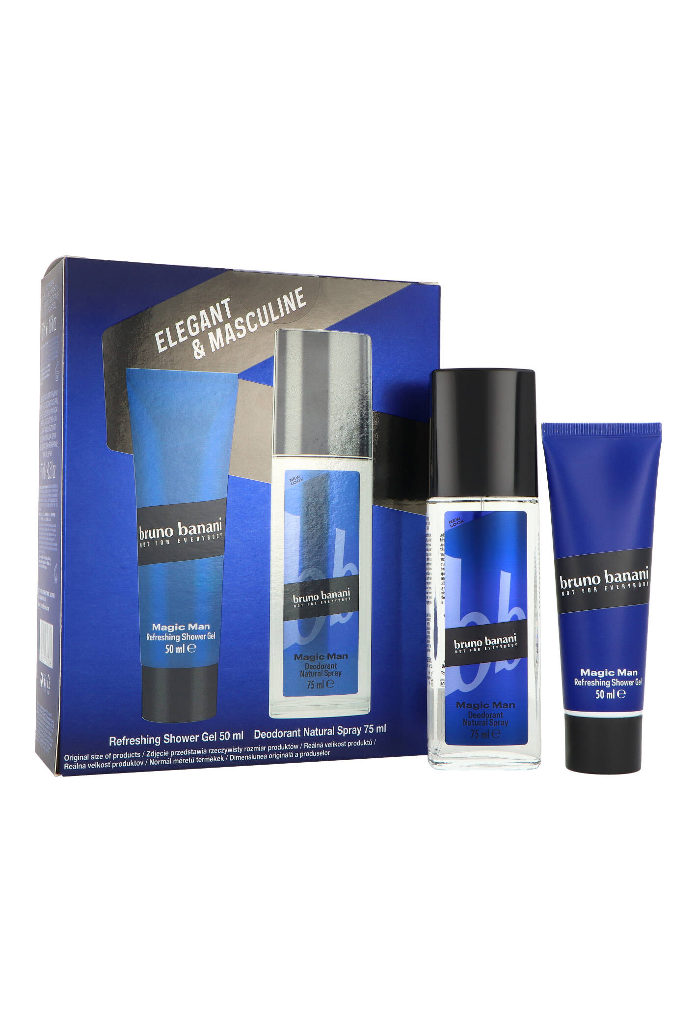 Zestaw Bruno Banani Magic For Man Deodorant 75ml + Shower Gel 50ml