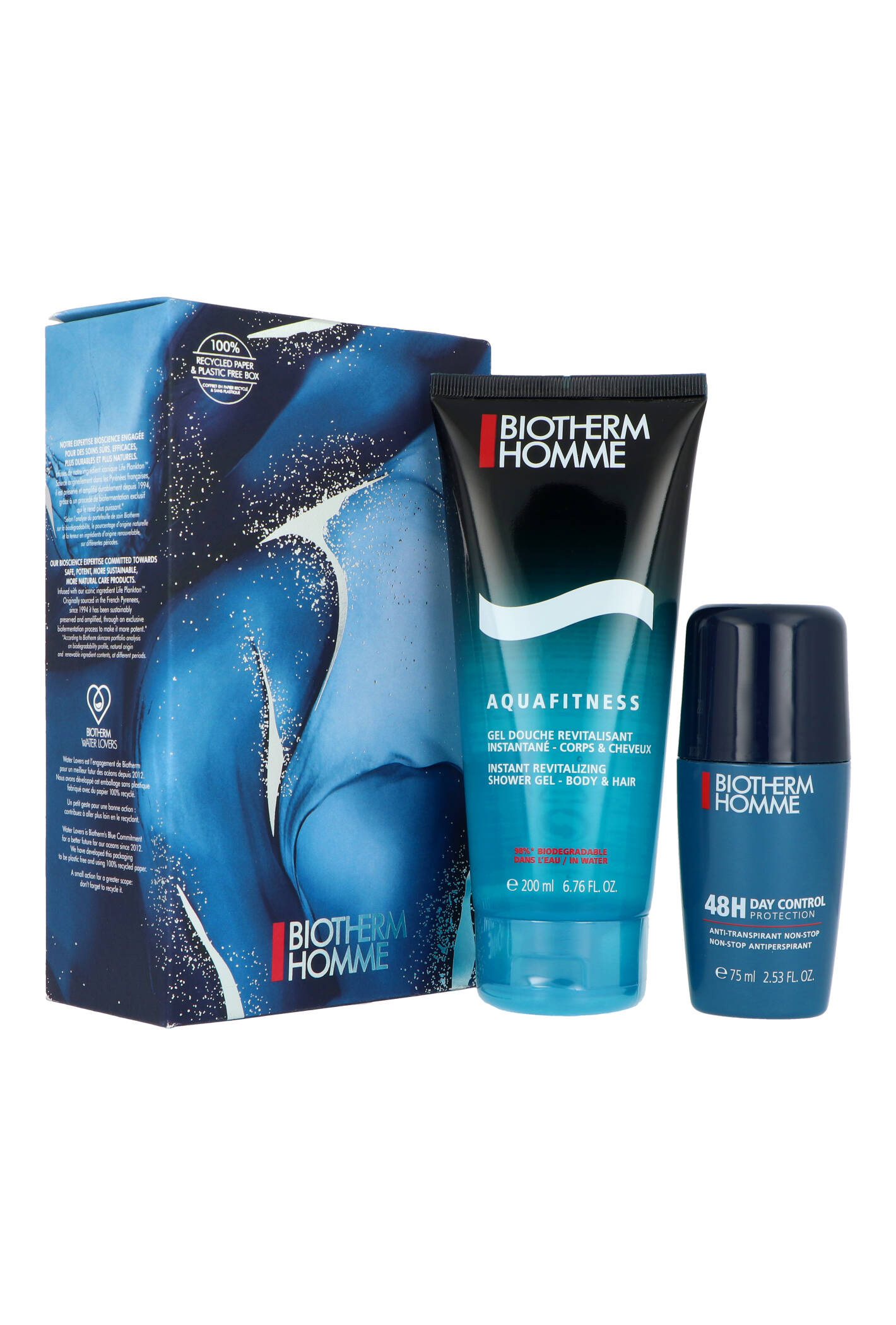 Zestaw Biotherm Homme Aquafitness Shower Gel 200ml + Deodorant 75ml