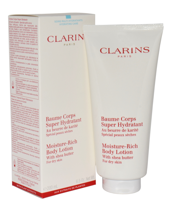 Clarins Body Shape Up Your Skin Moisture Rich Body Lotion With Shea Butter Dry Skin 200ml