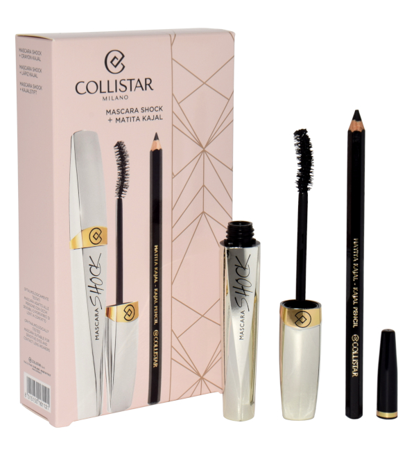 Zdjęcie produktu Zestaw Collistar Mascara Shock 8ml+ Pencil Kajal Black 1,2ml