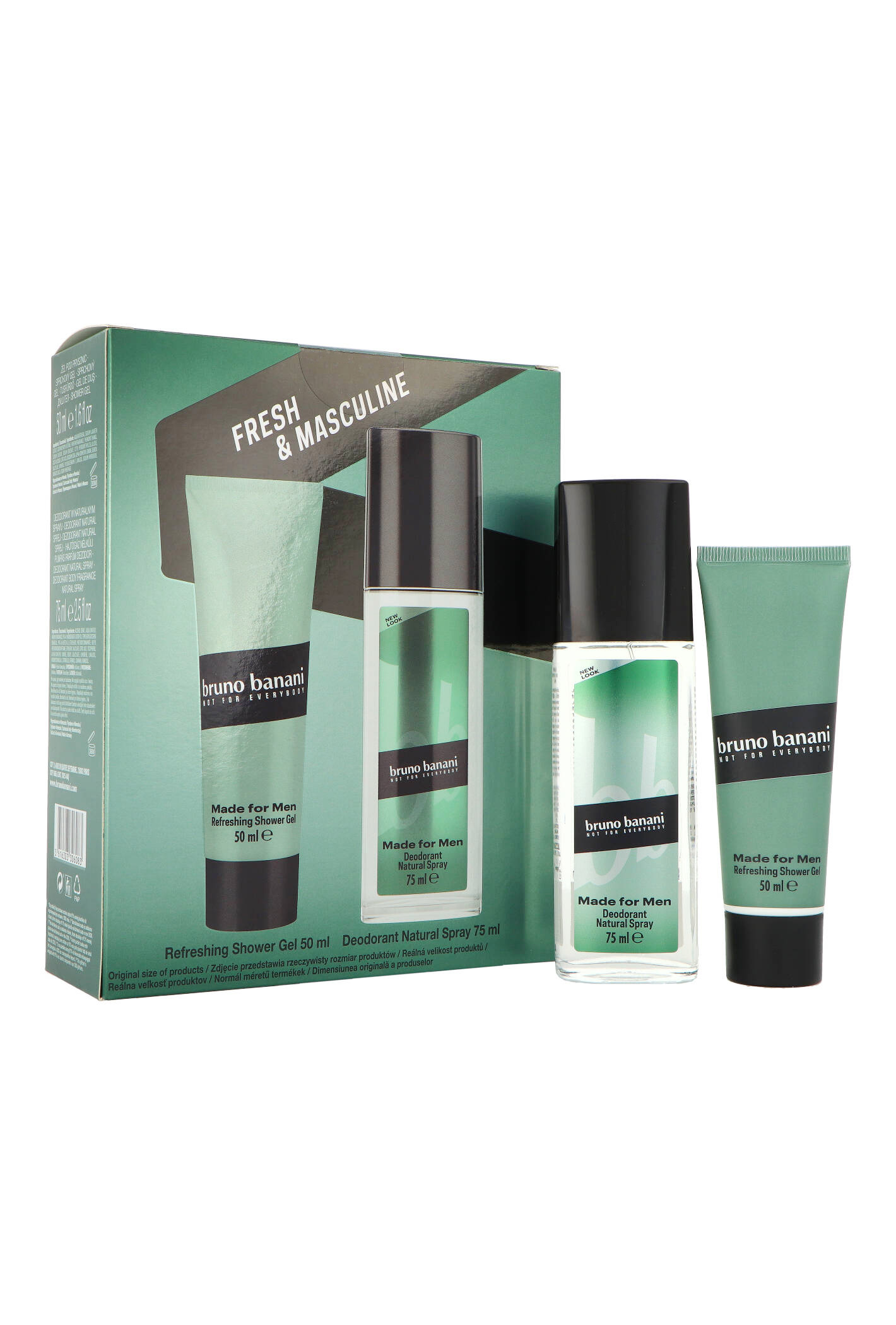 Zestaw Bruno Banani Made For Men Deodorant 75ml + Shower Gel 50ml