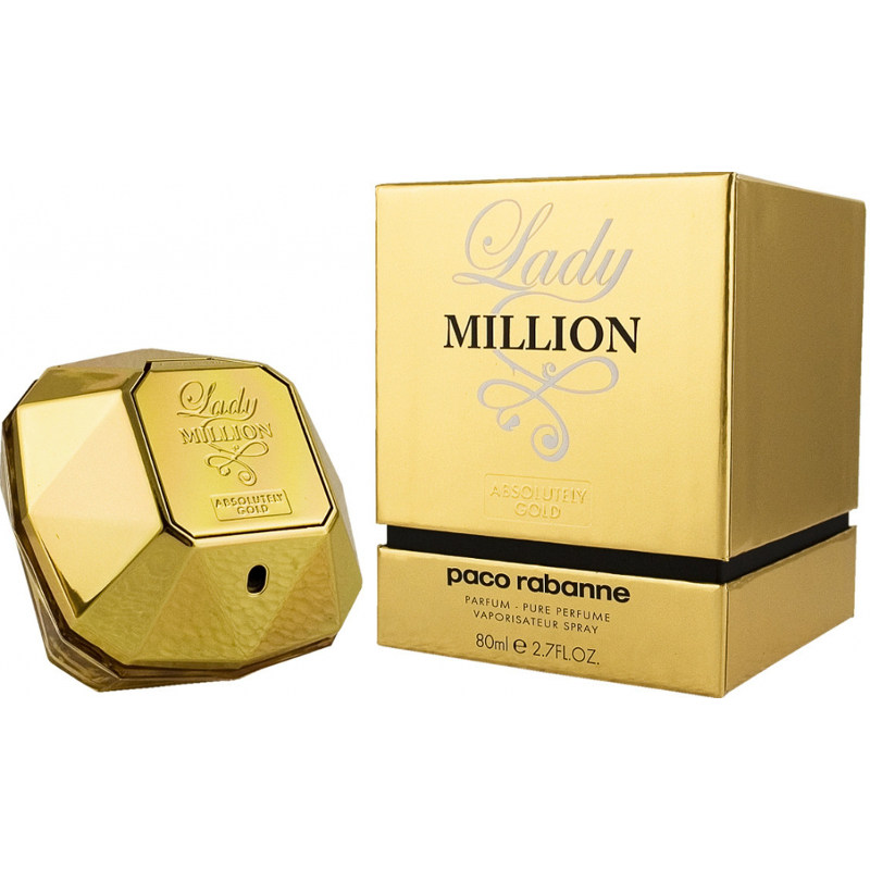 Paco Rabanne Lady Million Absolutely Gold Pure Perfume 80ml