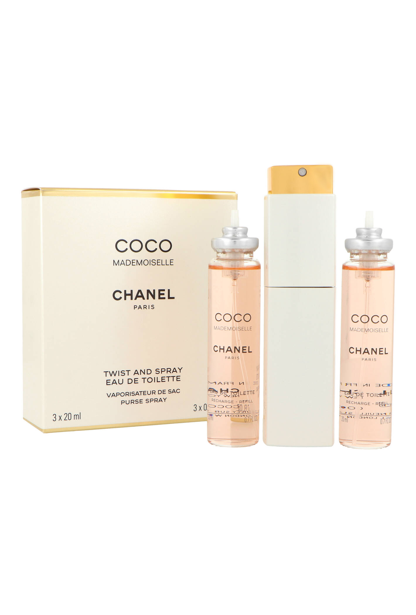 Zestaw Chanel Coco Mademoiselle Refills Edt 3X20ml