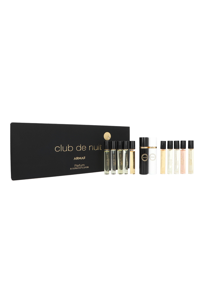Zestaw Armaf Discovery Set Club de Nuit Intense Man 10ml + Intense Woman 10ml + Urban Elixir 10ml + Sillage 10ml + Milestone 10ml + Untold 10ml + Iconic 10ml + Imperiale 10ml + Man 10ml + Women 10ml + miniatura
