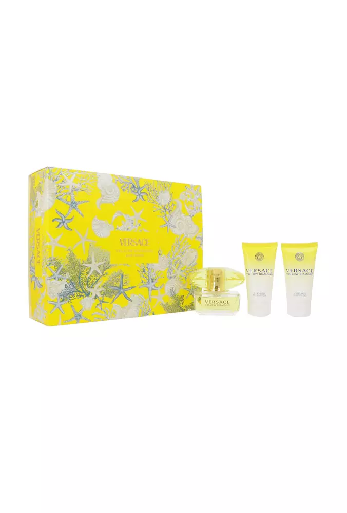 Zestaw Versace Yellow Diamond Edt 50ml + Shower Gel 50ml + Body Lotion 50ml miniatura