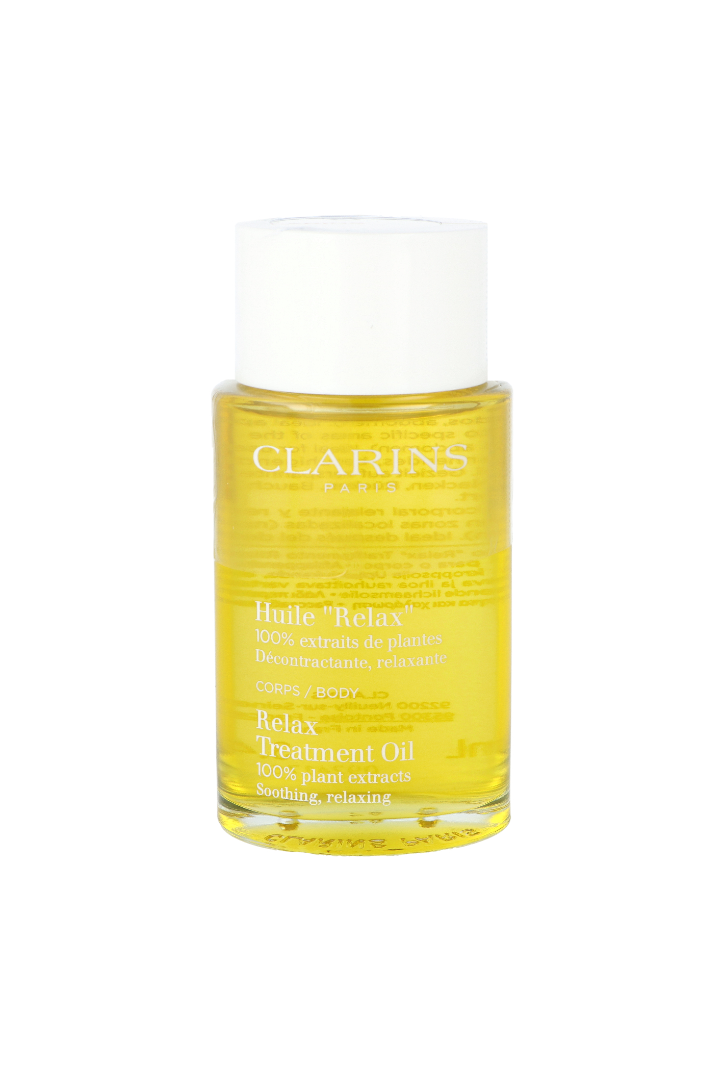 Clarins Body Treatment Oil Relax 100% Pure Plant Extract Soothing Relaxing 100ml