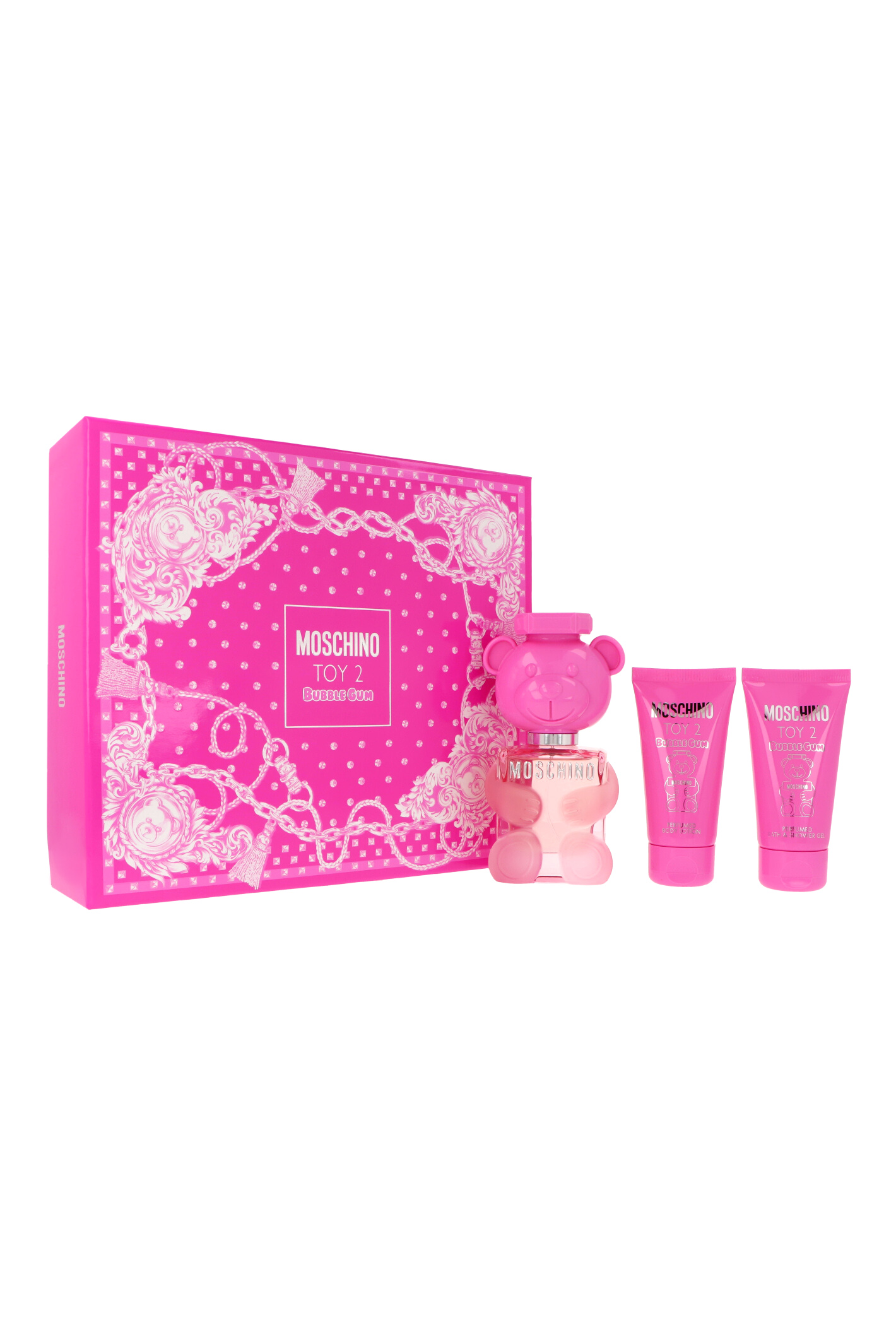 Zestaw Moschino Toy 2 Bubble Gum Edt 50ml + Shower Gel 50ml + Body Lotion 50ml