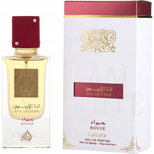 Lattafa ana abiyedh rouge 60ml woda perfumowana unisex perfumy arabskie