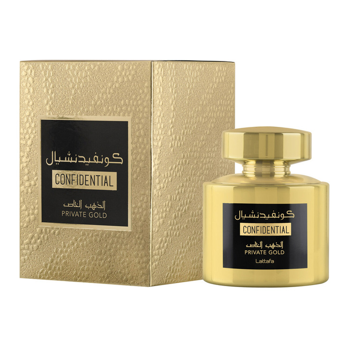 Lattafa Confidential Private Gold Edp 100ml miniatura