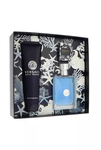 Zestaw Versace Pour Homme Edt 100ml + Shower Gel 150ml + Edt 5ml miniatura