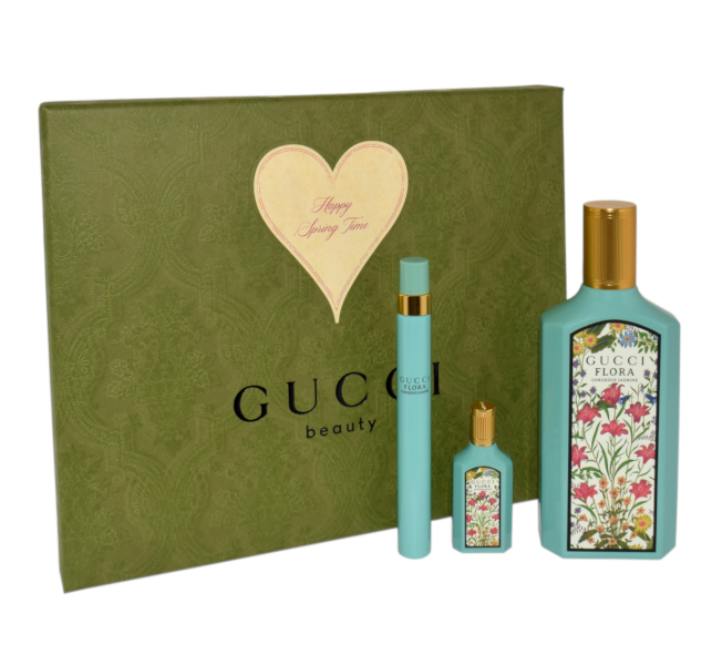 Zdjęcie produktu Zestaw Gucci Flora georgeous Jasmine Edp 100ml + Pen Spray 10ml + Mini Spray 5ml
