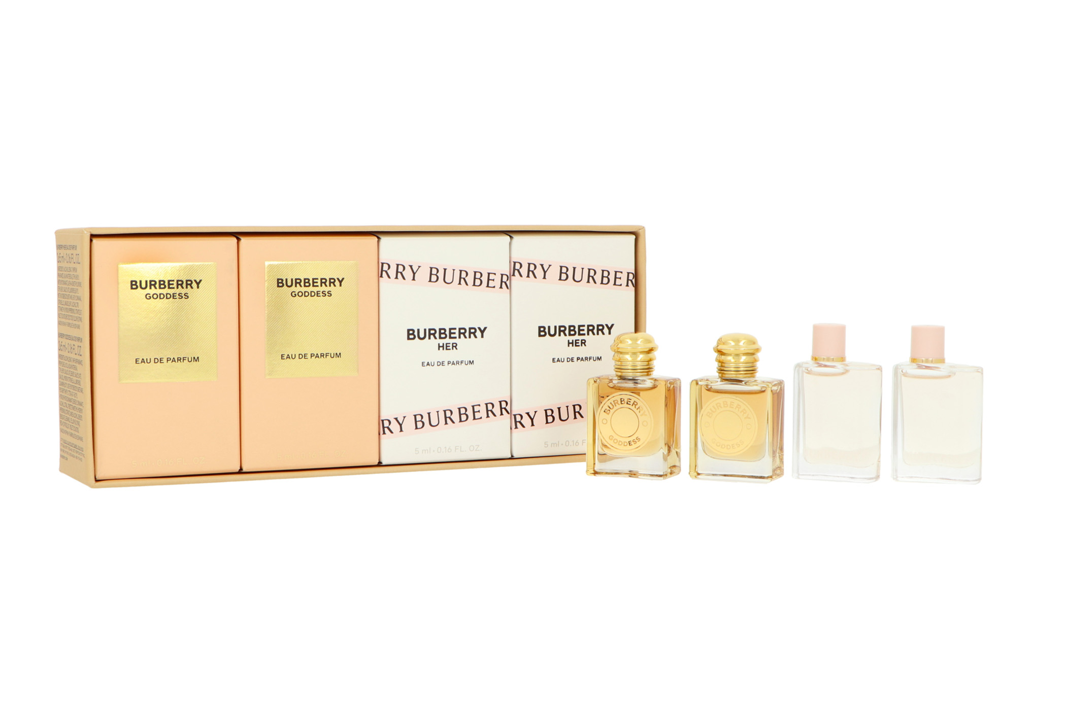Zestaw Burberry Mini: Goddess Edp 2x 5ml + Burberry Her Edp 2x 5ml