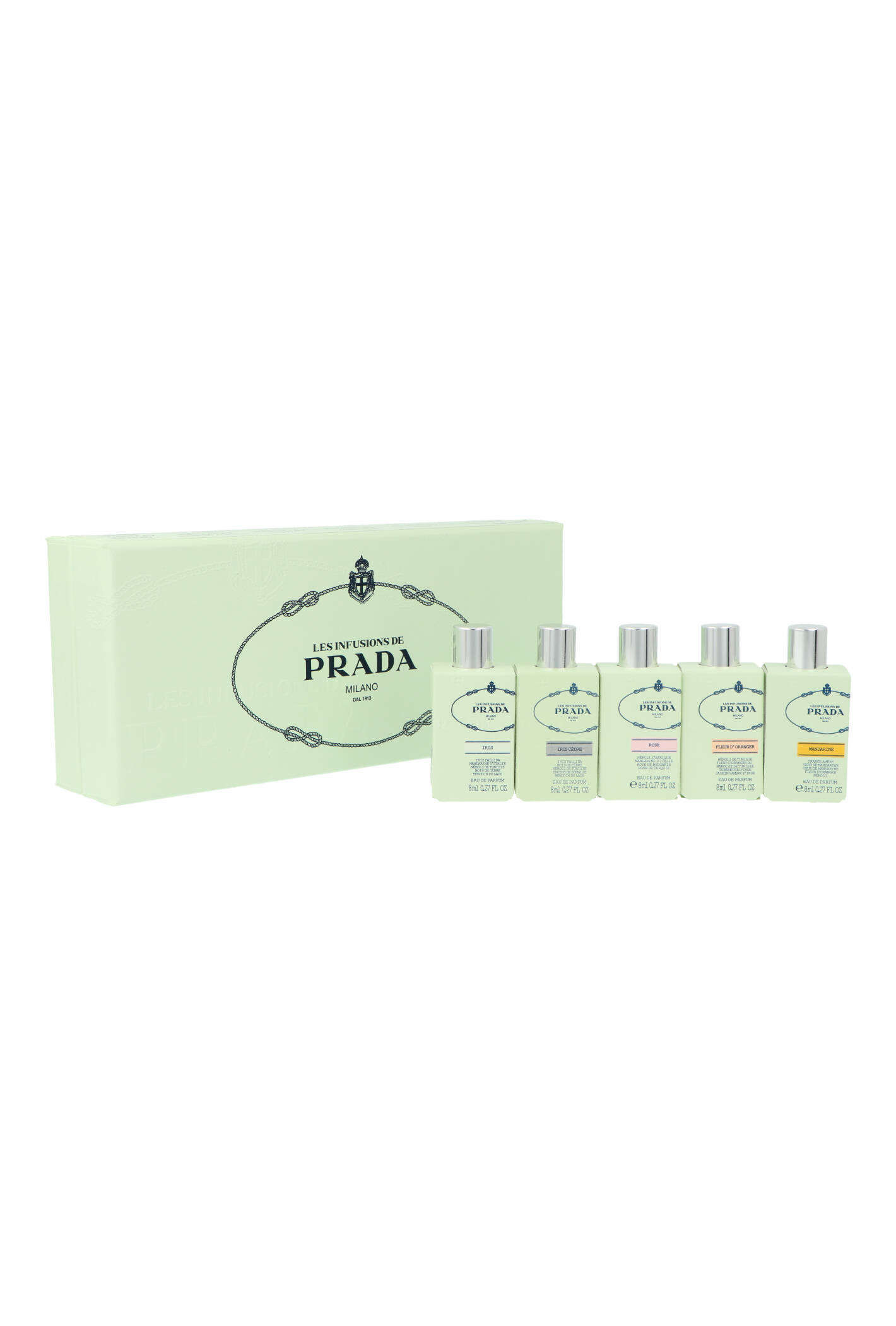 Zestaw Prada Les Infusions De Prada Edp 5x8ml: Iris + Iris Cedre + Rose + Fleur D`Oranger