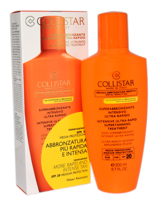 Collistar Intensive Ultra Rapid Super Tanning Treatment Spf 20 - 200ml