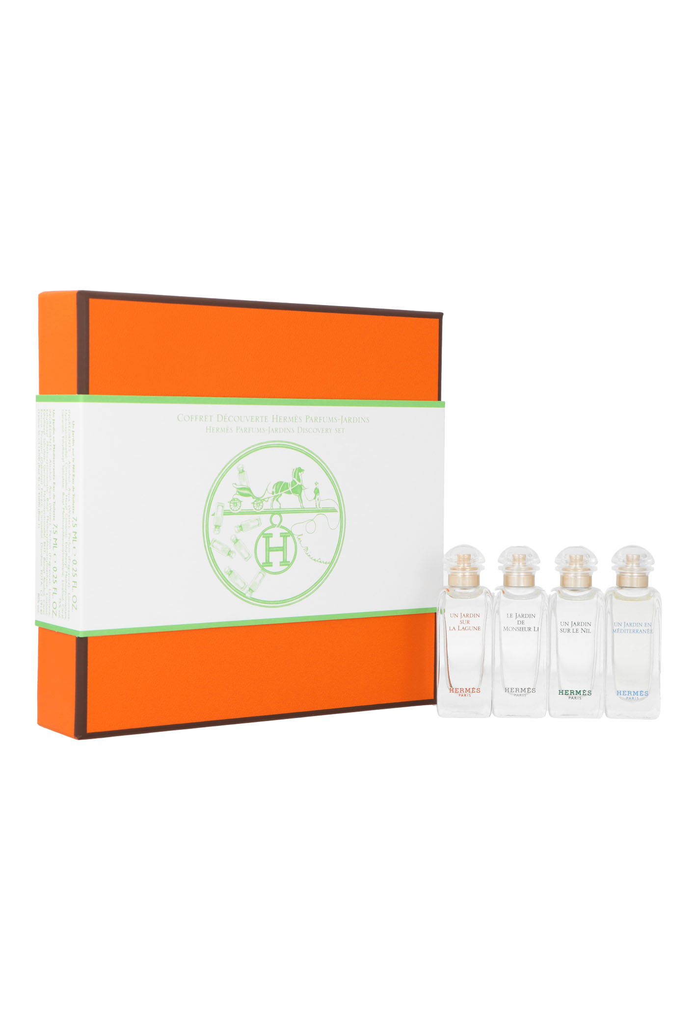 Zestaw Hermes Mini Jardins Sur La Lagune Edt 7,5ml + Monsieur Li Edt 7,5ml + Sur Le Nil Edt 7,5ml + Mediterranee Edt 7,5ml
