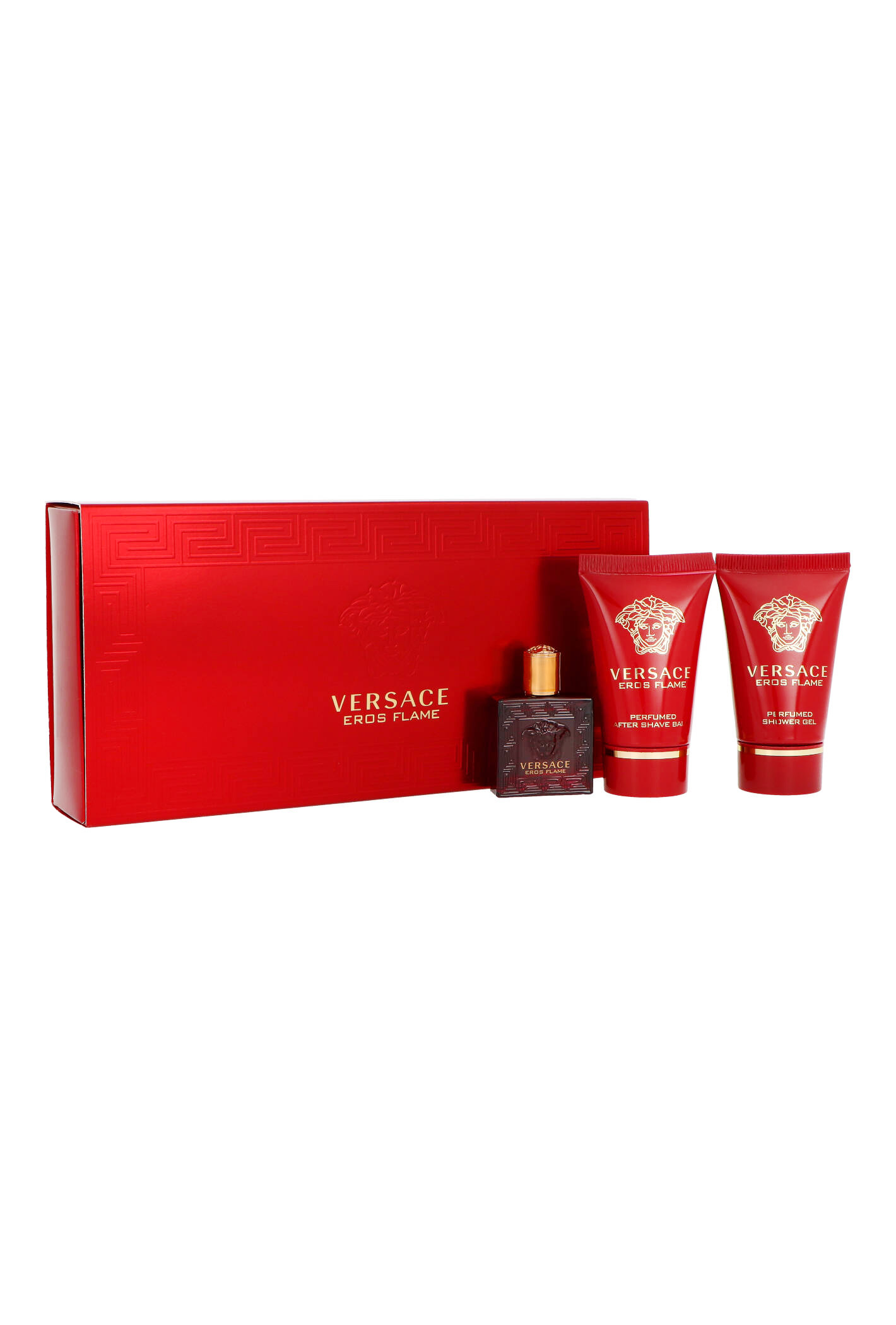 Zestaw Versace Eros Flame Edp 5ml + After Shave Balm 25ml + Shower Gel 25ml