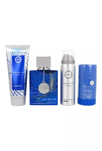 Zestaw Armaf Club de Nuit Iconic Edp 105ml + Body Spray 50ml + Deostick 75g + Shower Gel 100ml miniatura