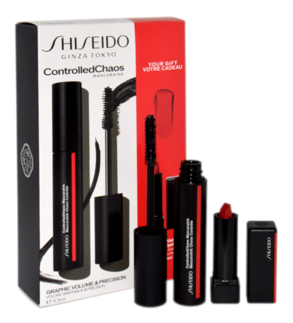 Zestaw Shiseido Mascaraink 11,5ml + Mini Modern Matte Lipstick 2,5g